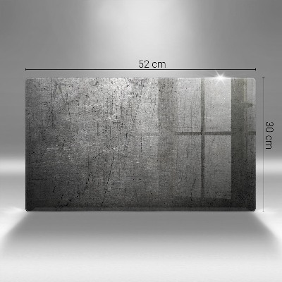 Glasunterlage für Grabkerzen Metallische Textur