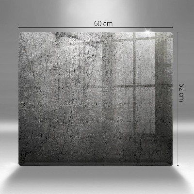 Glasunterlage für Grabkerzen Metallische Textur