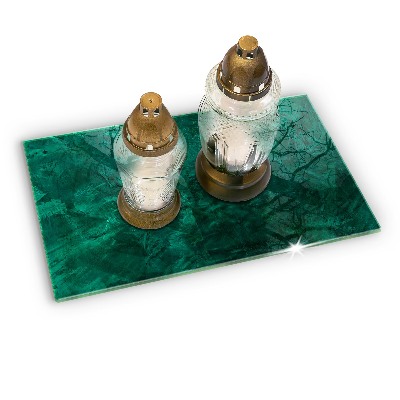 Glasunterlage für Grabkerzen Steinhintergrundtextur