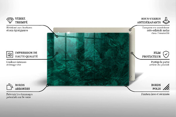 Glasunterlage für Grabkerzen Steinhintergrundtextur
