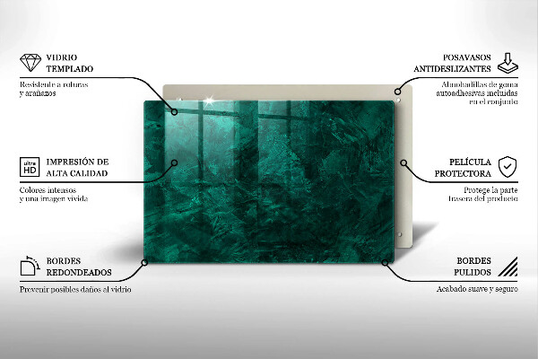 Glasunterlage für Grabkerzen Steinhintergrundtextur