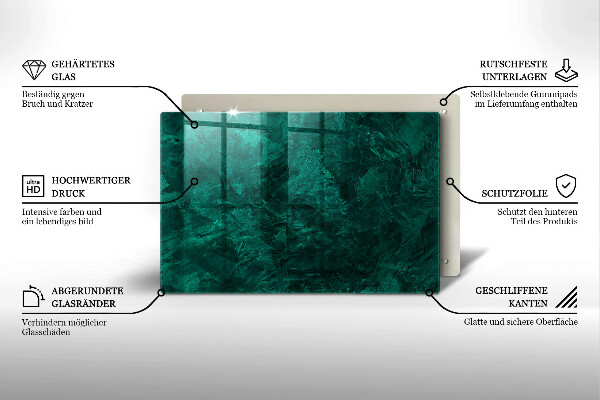 Glasunterlage für Grabkerzen Steinhintergrundtextur