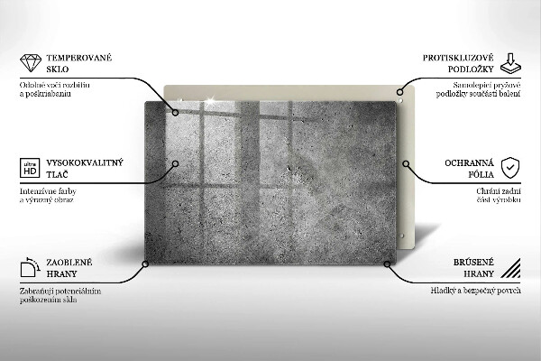 Glasunterlage für Grabkerzen Betonsteinstruktur
