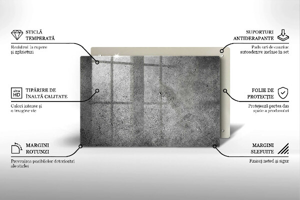 Glasunterlage für Grabkerzen Betonsteinstruktur