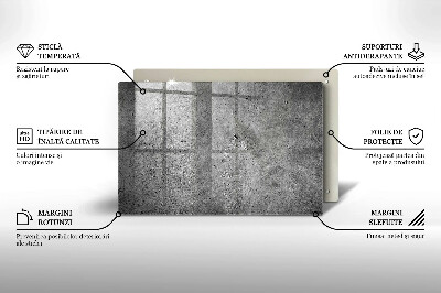 Glasunterlage für Grabkerzen Betonsteinstruktur