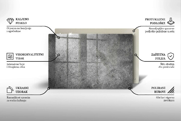 Glasunterlage für Grabkerzen Betonsteinstruktur