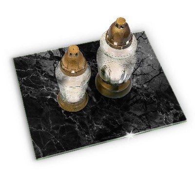 Grabkerze Untersetzer Eleganter Marmor