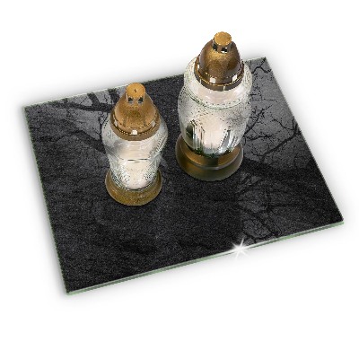 Grabkerze Untersetzer Steintextur