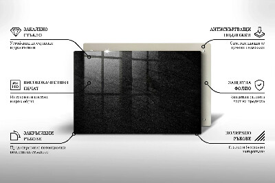 Glasunterlage für Grabkerzen Gesteinsstruktur