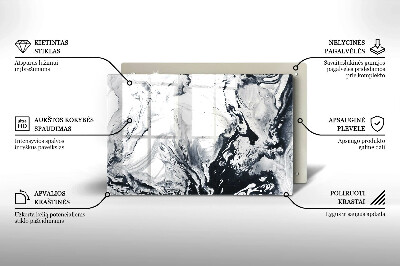 Grabkerze Untersetzer Tintenabstraktion