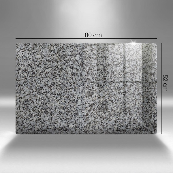 Glasunterlage für Grabkerzen Steintextur