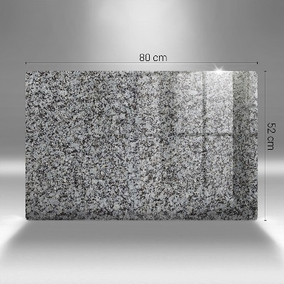 Glasunterlage für Grabkerzen Steintextur