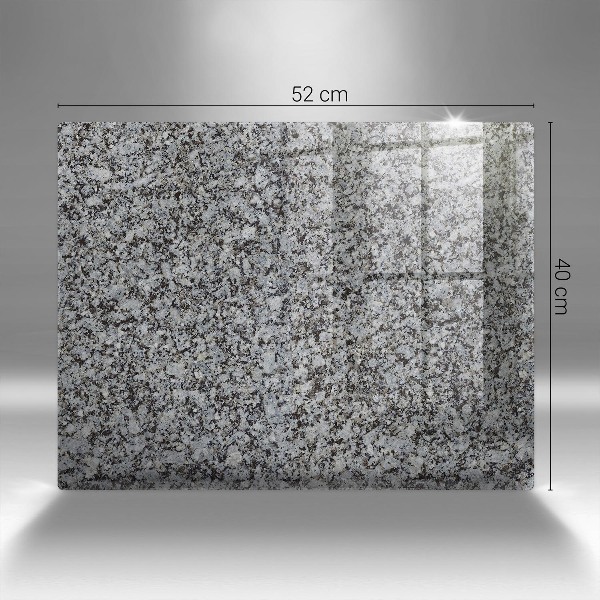 Glasunterlage für Grabkerzen Steintextur