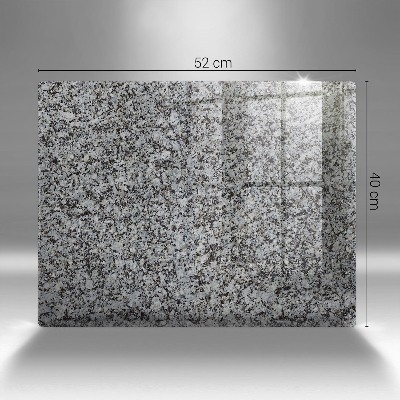 Glasunterlage für Grabkerzen Steintextur