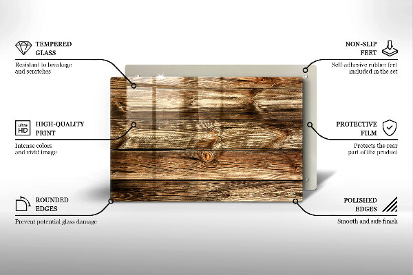 Grabkerze Untersetzer Holzplankenstruktur