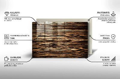 Grabkerze Untersetzer Holzstruktur