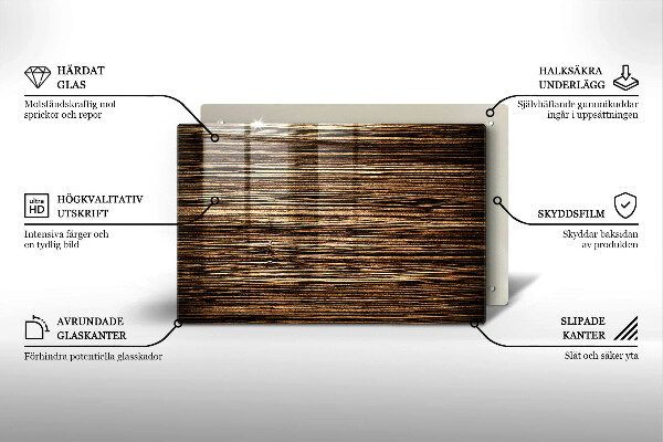 Grabkerze Untersetzer Holzstruktur