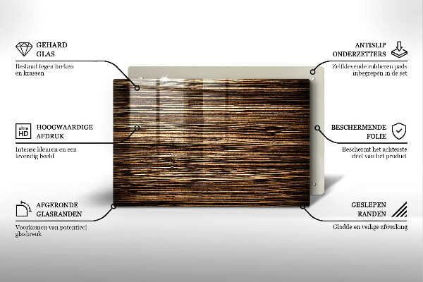 Grabkerze Untersetzer Holzstruktur