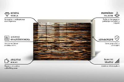 Grabkerze Untersetzer Holzstruktur