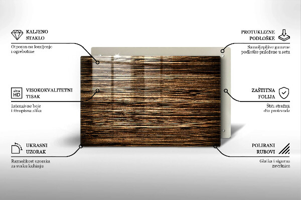 Grabkerze Untersetzer Holzstruktur
