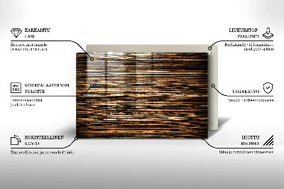 Grabkerze Untersetzer Holzstruktur