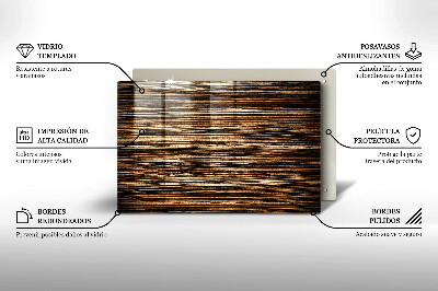 Grabkerze Untersetzer Holzstruktur