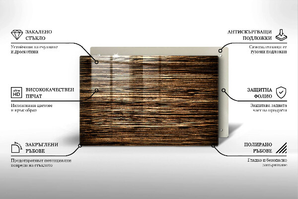 Grabkerze Untersetzer Holzstruktur