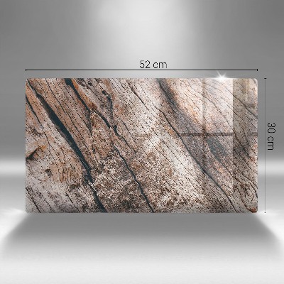 Glasunterlage für Grabkerzen Holzkonstruktion