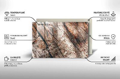 Glasunterlage für Grabkerzen Holzkonstruktion