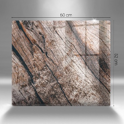 Glasunterlage für Grabkerzen Holzkonstruktion