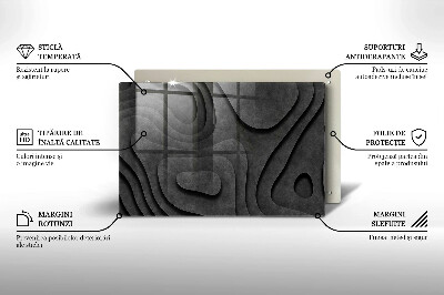 Grabkerze Untersetzer 3D-Steinformen