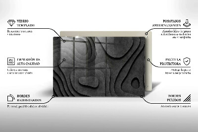 Grabkerze Untersetzer 3D-Steinformen
