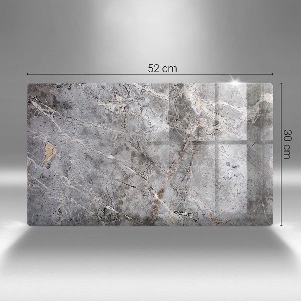 Glasunterlage für Grabkerzen Steintextur