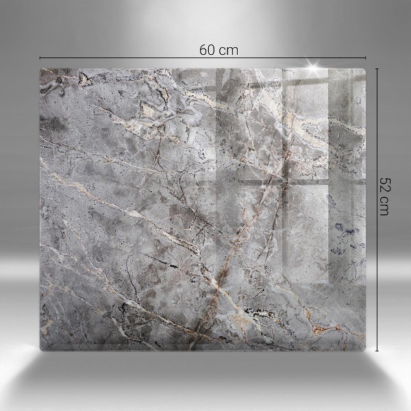 Glasunterlage für Grabkerzen Steintextur