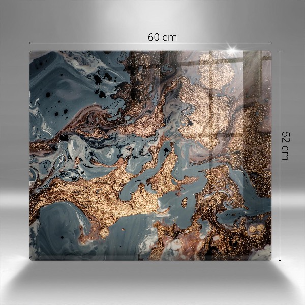 Grabkerze Untersetzer Goldene Felsformation