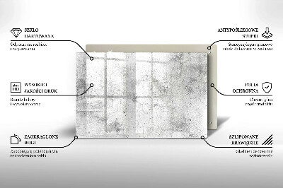 Glasunterlage für Grabkerzen Betonstruktur