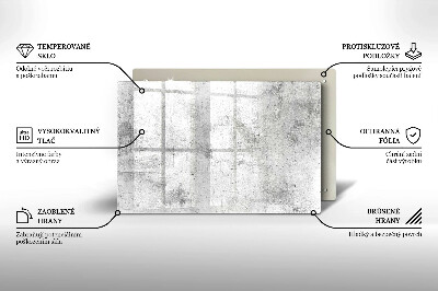 Glasunterlage für Grabkerzen Betonstruktur