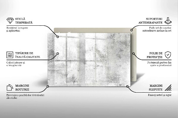 Glasunterlage für Grabkerzen Betonstruktur