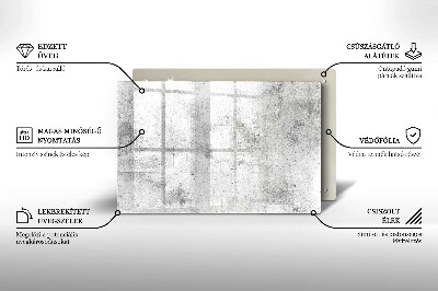 Glasunterlage für Grabkerzen Betonstruktur
