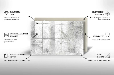 Glasunterlage für Grabkerzen Betonstruktur