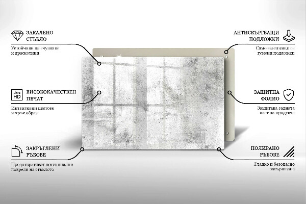 Glasunterlage für Grabkerzen Betonstruktur