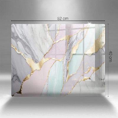 Grabkerze Untersetzer Pastellfarbener Marmor