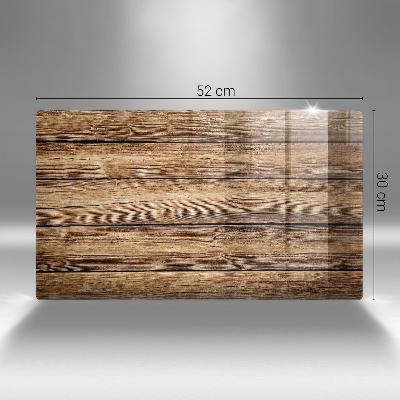 Glasunterlage für Grabkerzen Holzstrukturplatten