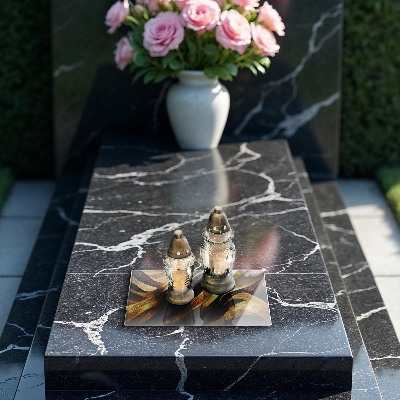 Grabkerze Untersetzer Elegante Abstraktion