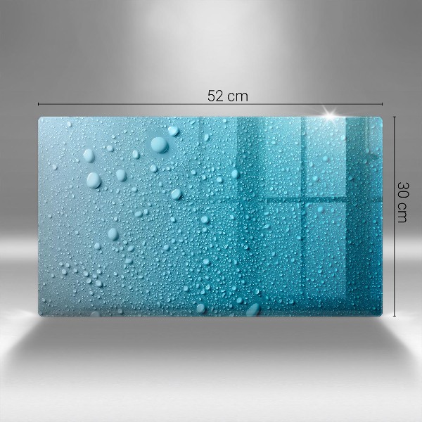 Grabkerze Untersetzer Wassertropfen