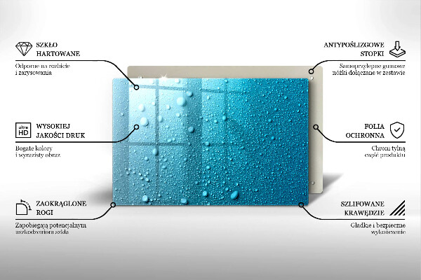 Grabkerze Untersetzer Wassertropfen
