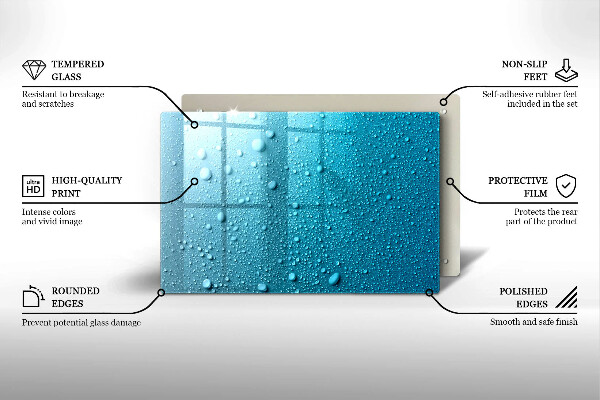 Grabkerze Untersetzer Wassertropfen