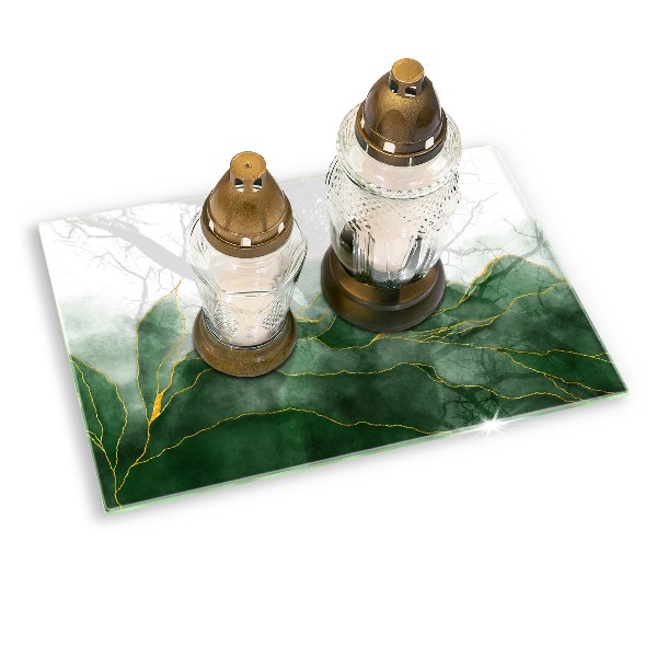 Grabkerze Untersetzer Abstrakte Natur