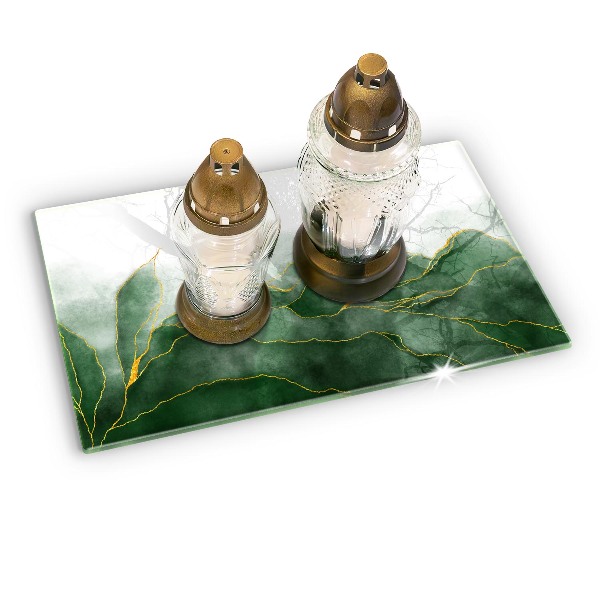 Grabkerze Untersetzer Abstrakte Natur