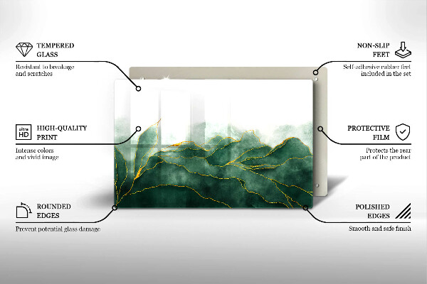 Grabkerze Untersetzer Abstrakte Natur